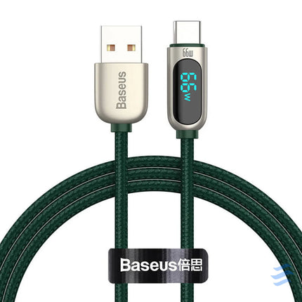 Baseus Display Cable USB to Type C 66W 1m (green) USB to USB C