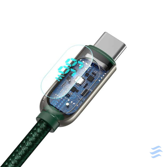 Baseus Display Cable USB to Type C 66W 1m (green) USB to USB C