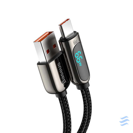 Baseus Display Cable USB to Type C 66W 2m (black) USB to USB C