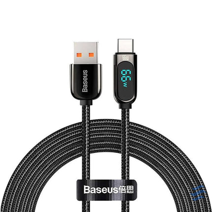 Baseus Display Cable USB to Type C 66W 2m (black) USB to USB C