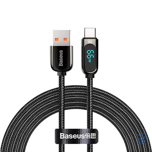 Baseus Display Cable USB to Type C 66W 2m (black) USB to USB C