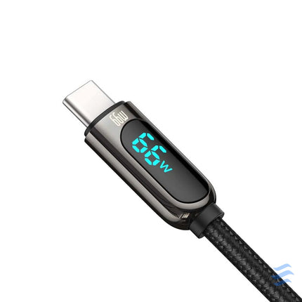 Baseus Display Cable USB to Type C 66W 2m (black) USB to USB C