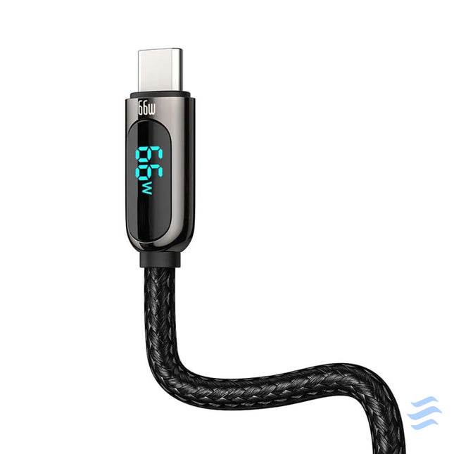 Baseus Display Cable USB to Type C 66W 2m (black) USB to USB C