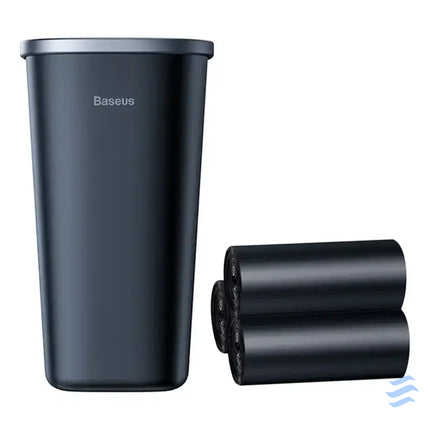 Baseus Dust free Vehicle mounted Trash Can（Trash Bag 3 roll/90）Black Storage