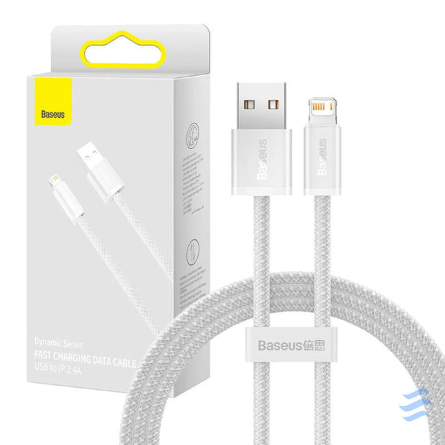 Baseus Dynamic cable USB to Lightning 2.4A 1m (White) USB to Lightning