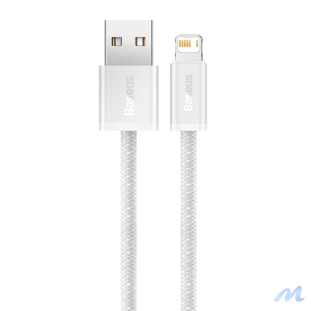 Baseus Dynamic cable USB to Lightning, 2.4A, 1m (White)