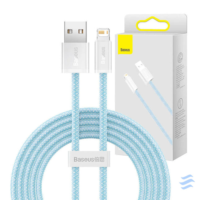 Baseus Dynamic cable USB to Lightning 2.4A 2m (blue) USB to Lightning