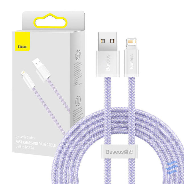 Baseus Dynamic cable USB to Lightning 2.4A 2m (Purple) USB to Lightning