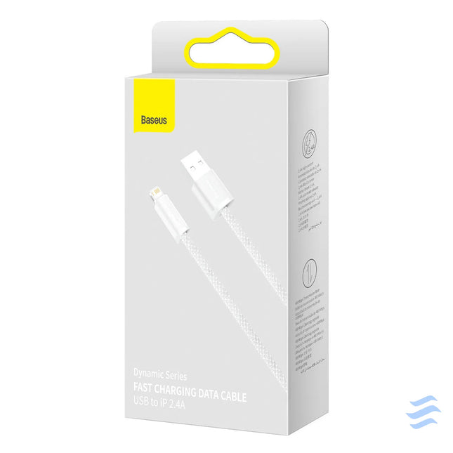 Baseus Dynamic cable USB to Lightning 2.4A 2m (White) USB to Lightning