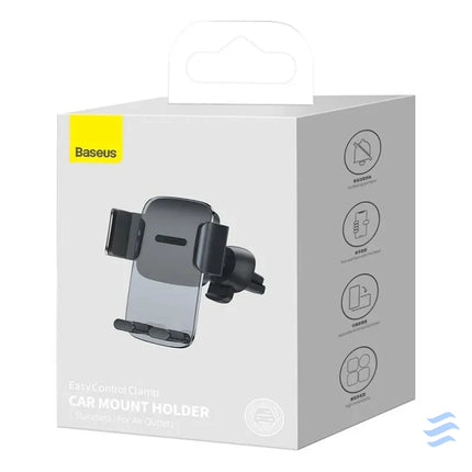 Baseus Easy Control Clamp car holder for grid (black) Phone holders