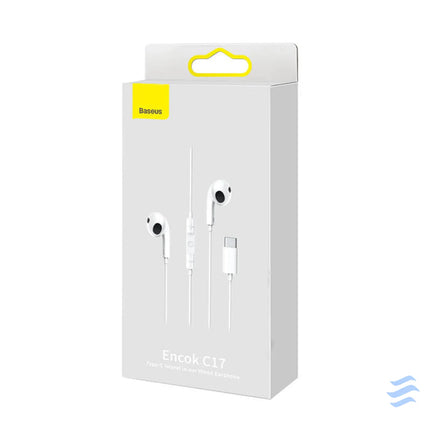 Baseus Encok C17 Earphones (white) Wired