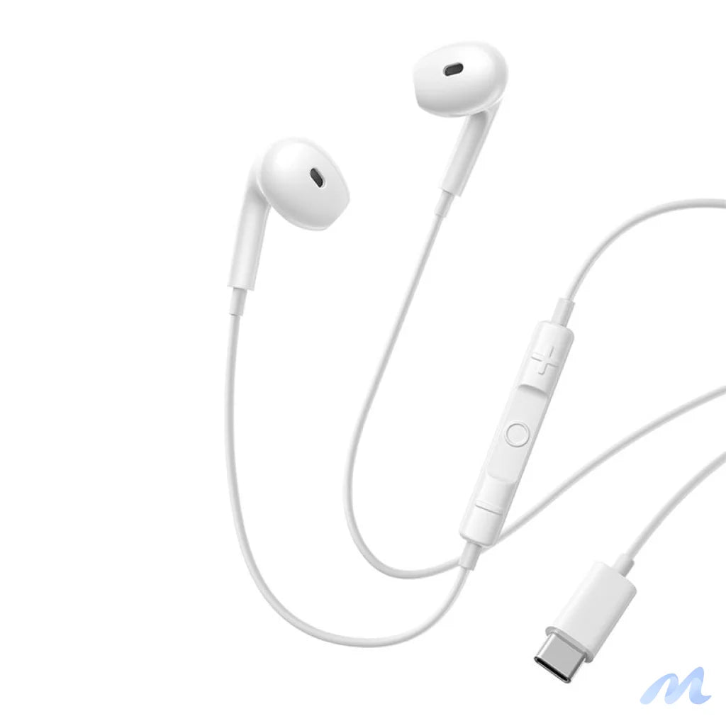 Baseus Encok CZ19 Wired In-Ear Headphones White