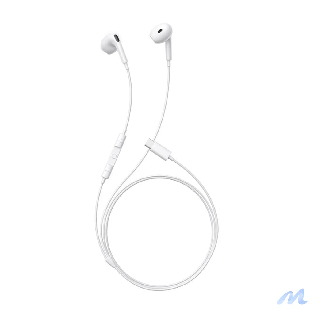 Baseus Encok CZ19 Wired In-Ear Headphones White