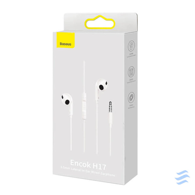 Baseus Encok H17 Earphones (white) Wired