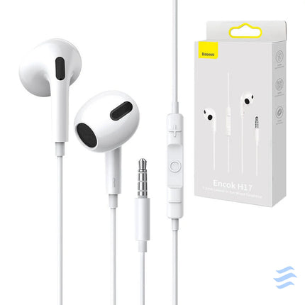 Baseus Encok H17 Earphones (white) Wired