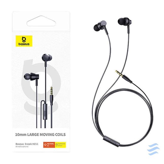 Baseus Encok HZ11 headphones black Wired