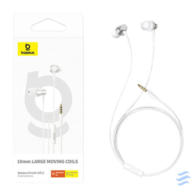 Baseus Encok HZ11 headphones white Wired