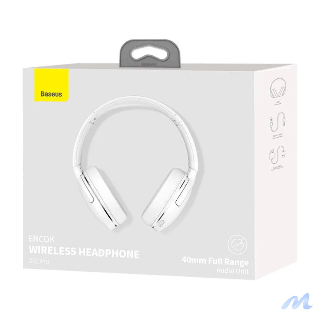 Baseus Encok Wireless headphone D02 Pro (white)