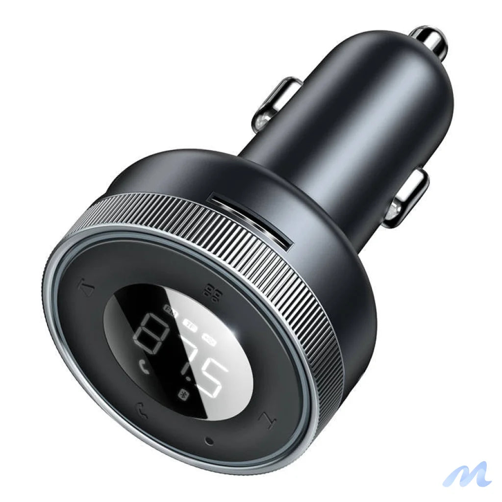 Baseus Enjoy Car Wireless MP3 Charger, Bluetooth 5.0, microSD, AUX (black)