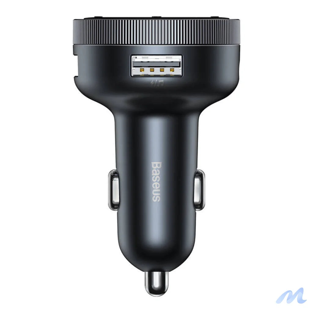 Baseus Enjoy Car Wireless MP3 Charger, Bluetooth 5.0, microSD, AUX (black)