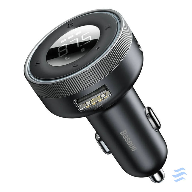 Baseus Enjoy Car Wireless MP3 Charger Bluetooth 5.0 microSD AUX (black) Car transmitters