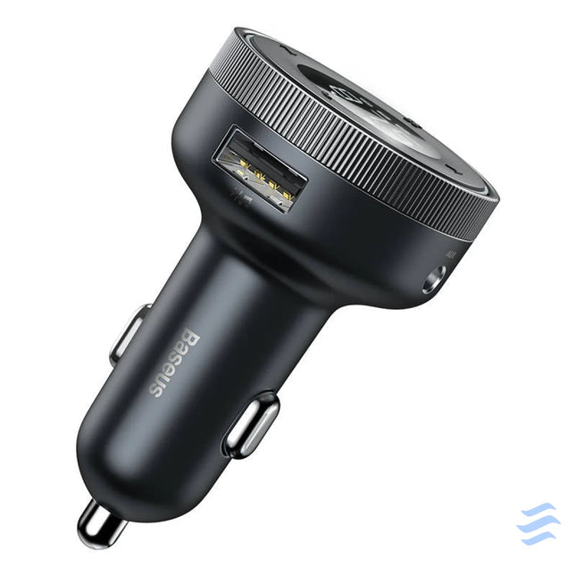 Baseus Enjoy Car Wireless MP3 Charger Bluetooth 5.0 microSD AUX (black) Car transmitters