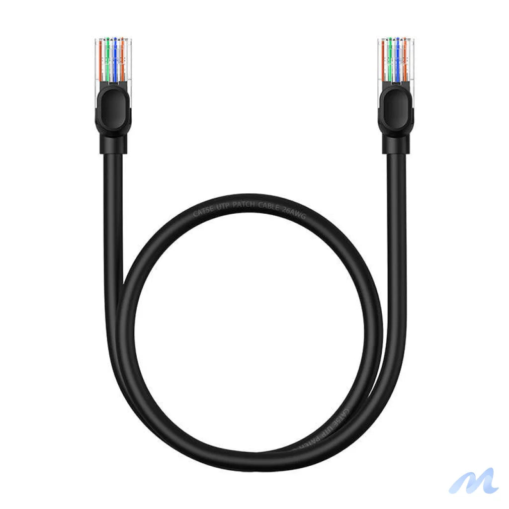 Baseus Ethernet CAT5, 0,5m network cable (black)