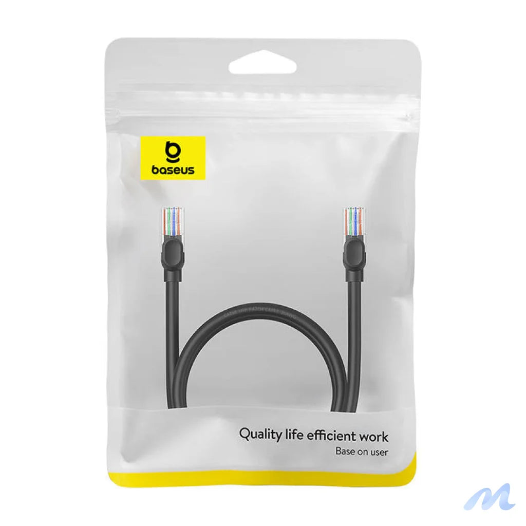 Baseus Ethernet CAT5, 1m network cable (black)