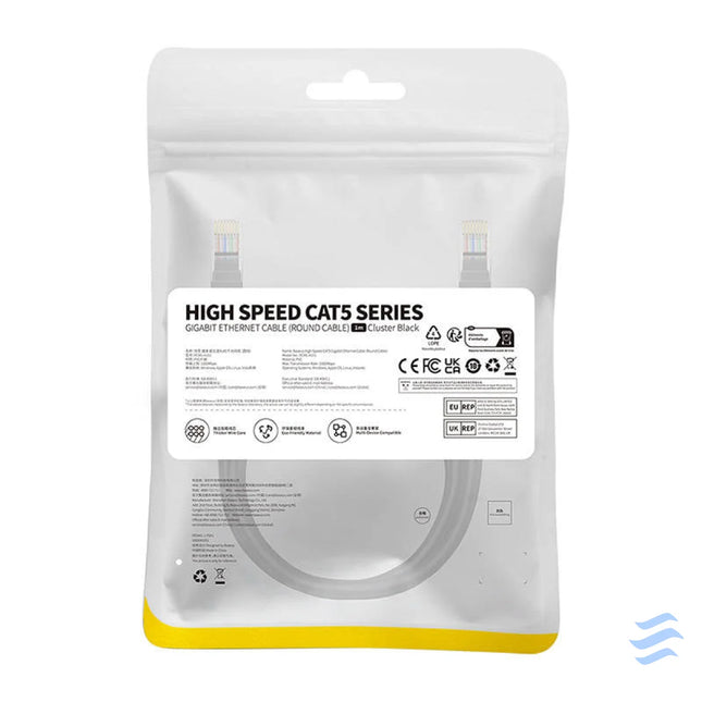 Baseus Ethernet CAT5 1m network cable (black) Network cables