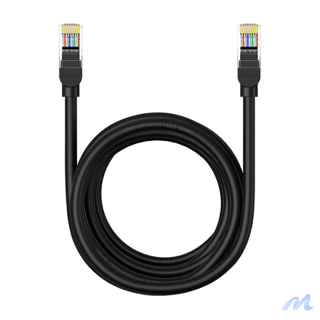 Baseus Ethernet CAT5, 5m network cable (black)