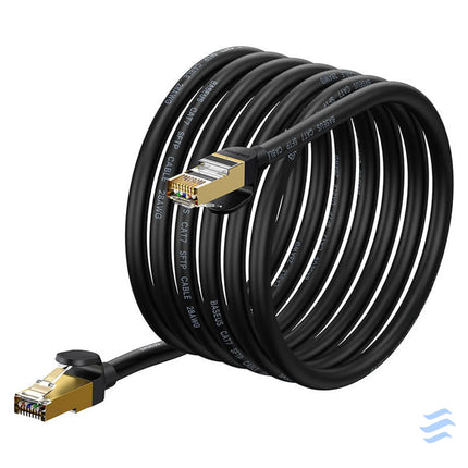 Baseus Ethernet RJ45 10Gbps 5m network cable (black) Network cables