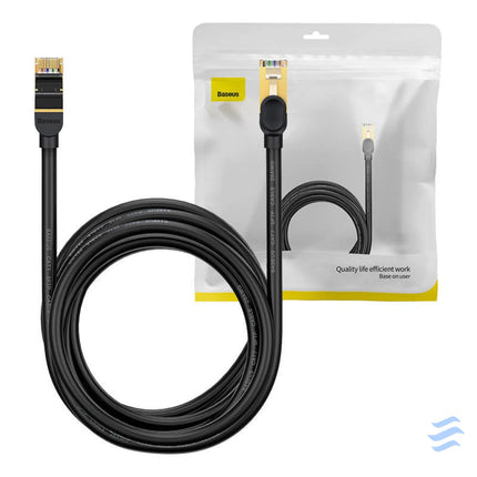 Baseus Ethernet RJ45 10Gbps 8m network cable (black) Network cables