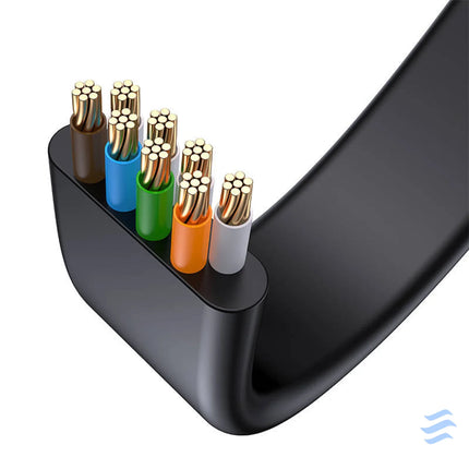 Baseus Ethernet RJ45 1Gbps 15m network cable (black) Network cables