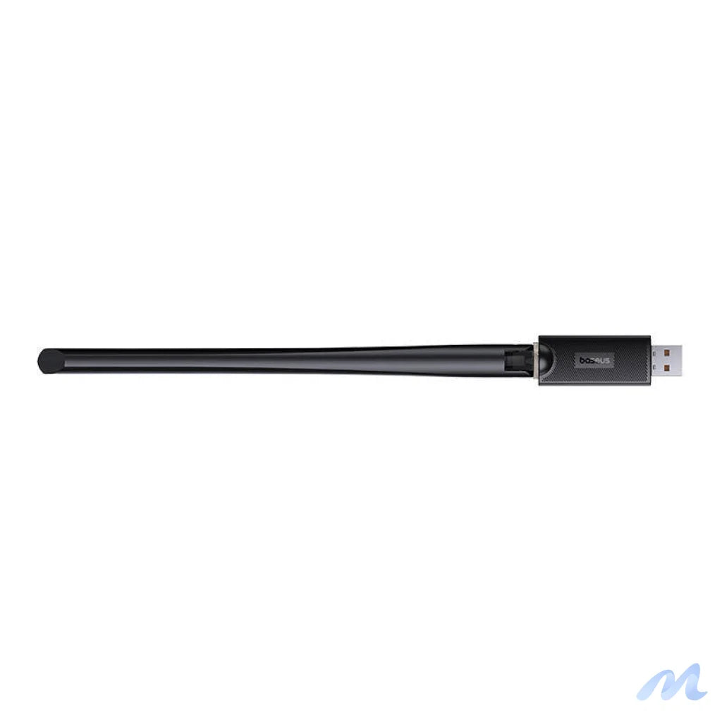 Baseus FastJoy adapter Wi-Fi with antenna, 150Mbps (black)