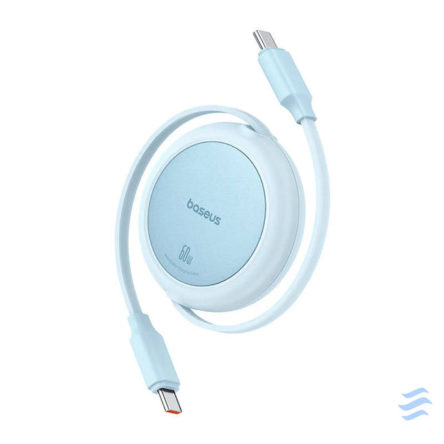 Baseus Free2Pull Mini USB C to USB C 60W USB cable 1m (blue) USB C to USB C