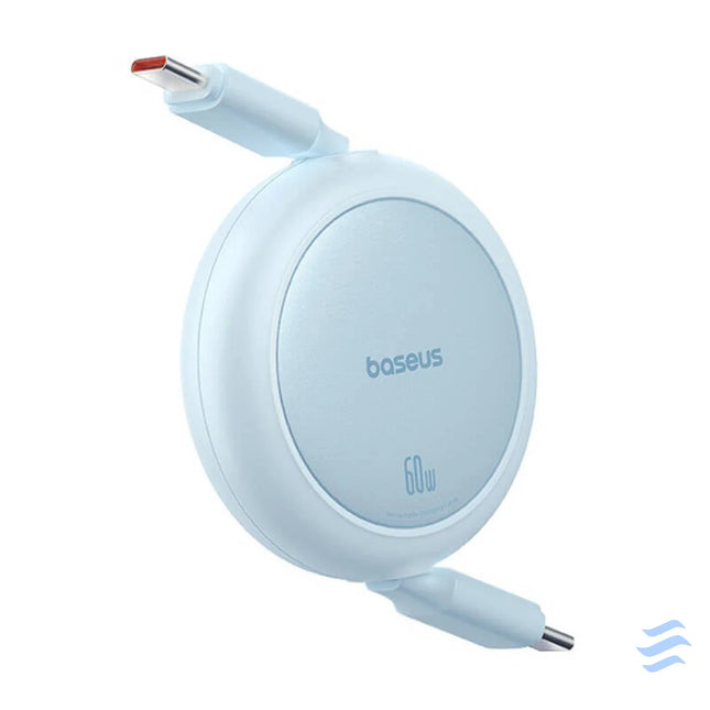 Baseus Free2Pull Mini USB C to USB C 60W USB cable 1m (blue) USB C to USB C