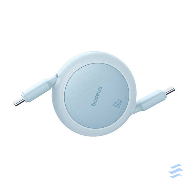 Baseus Free2Pull Mini USB C to USB C 60W USB cable 1m (blue) USB C to USB C