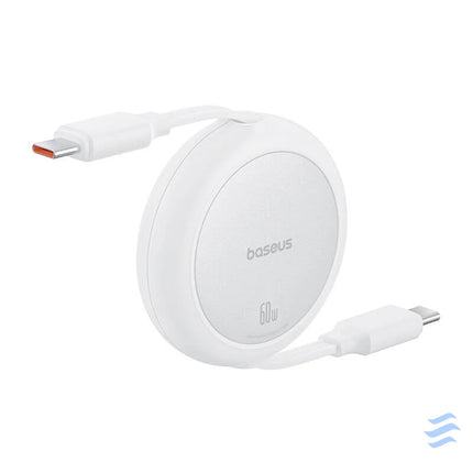 Baseus Free2Pull Mini USB C to USB C USB cable 60W 1 (white) USB C to USB C