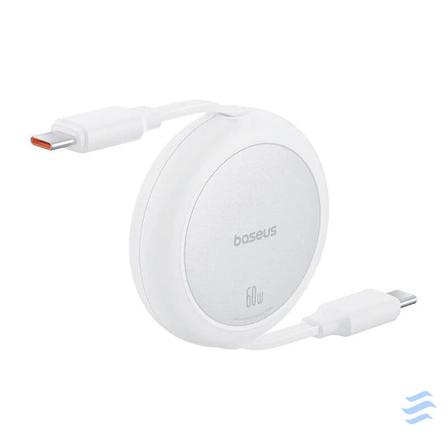 Baseus Free2Pull Mini USB C to USB C USB cable 60W 1 (white) USB C to USB C