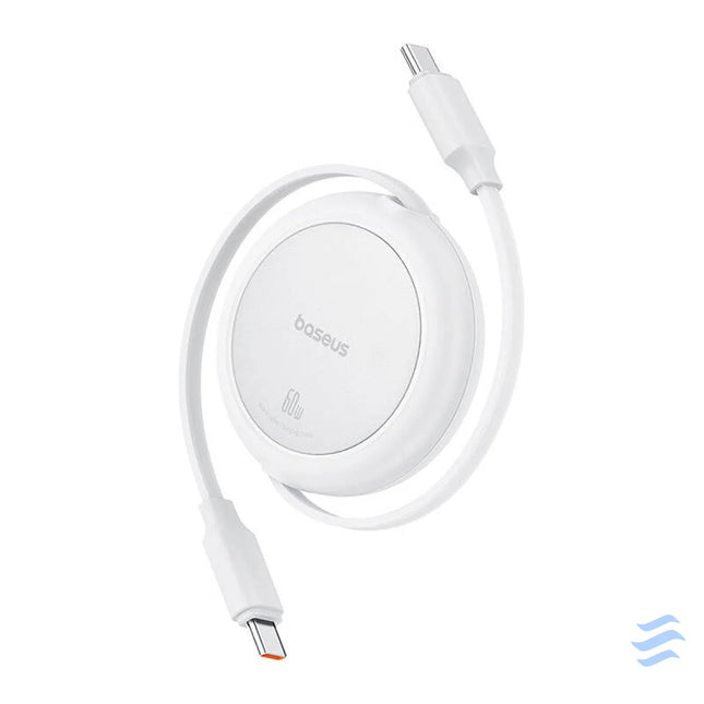 Baseus Free2Pull Mini USB C to USB C USB cable 60W 1 (white) USB C to USB C