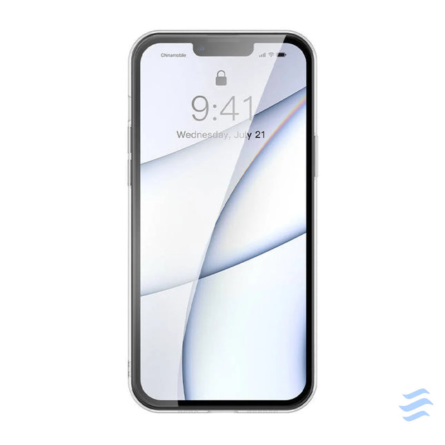Baseus Frosted Glass Case for iPhone 13 Pro (black) + tempered glass Protective cases for smartphones