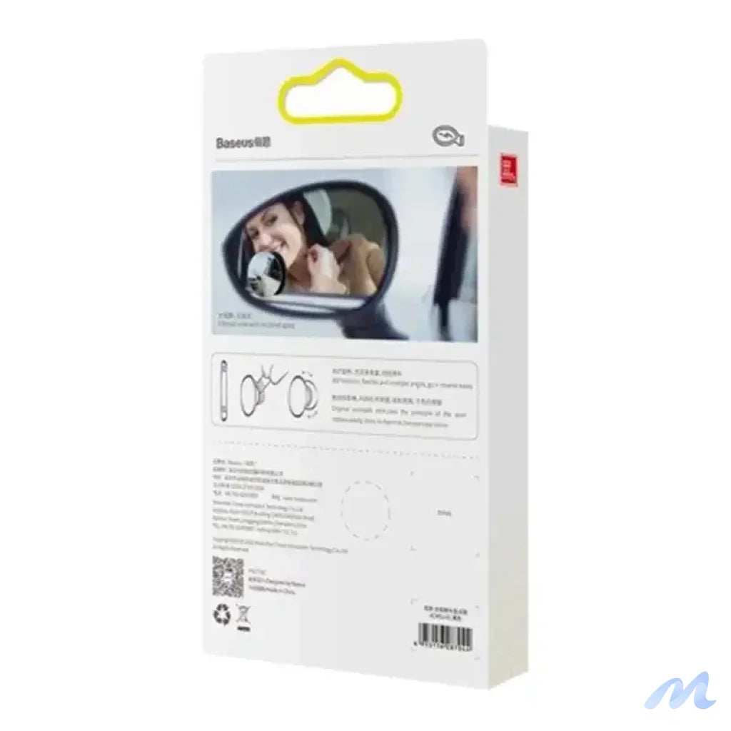Baseus full view blind spot rearview mirrors Black