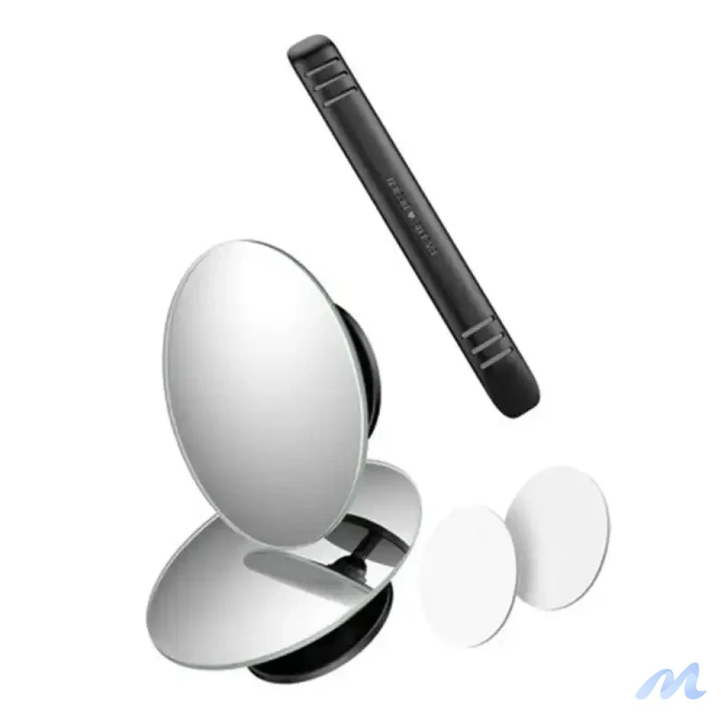 Baseus full view blind spot rearview mirrors Black