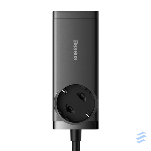 Baseus GaN3 Pro wall charger / powerstrip 2xUSB + 2xUSB C + AC 100W (black) mains chargers