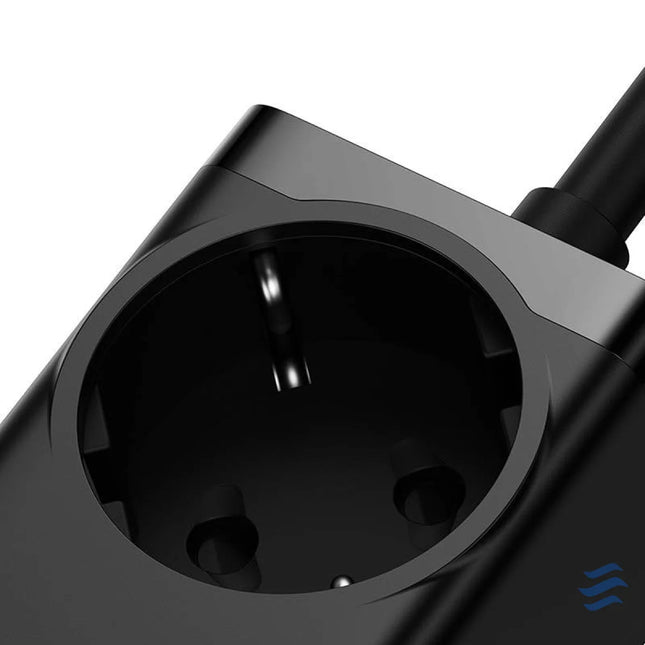 Baseus GaN3 Pro wall charger / powerstrip 2xUSB + 2xUSB C + AC 100W (black) mains chargers
