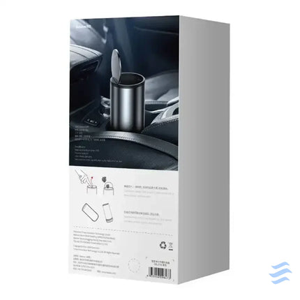 Baseus Gentleman Style Vehicle mounted Trash Can Black Storage