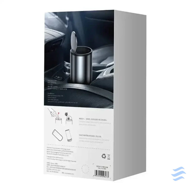 Baseus Gentleman Style Vehicle mounted Trash Can Black Storage