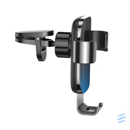 Baseus Glaze gravitational car holder for ventilation grid aluminum (black) Phone holders