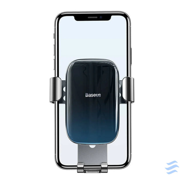 Baseus Glaze gravitational car holder for ventilation grid aluminum (black) Phone holders