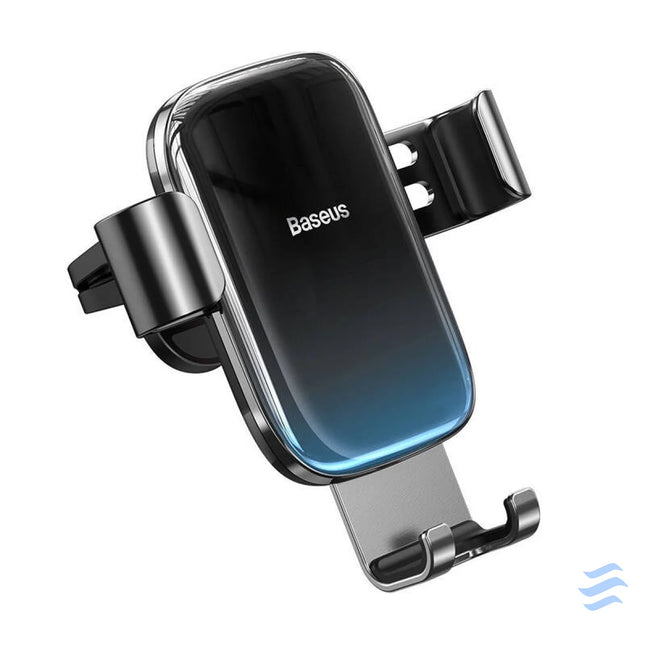 Baseus Glaze gravitational car holder for ventilation grid aluminum (black) Phone holders